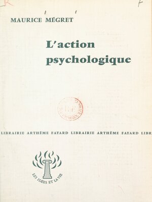cover image of L'action psychologique